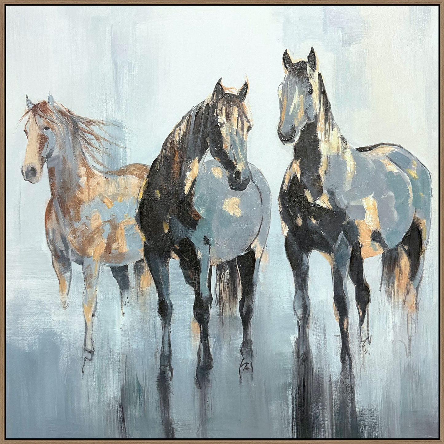 Equine Grace II Hand-painted Canvas in Frame