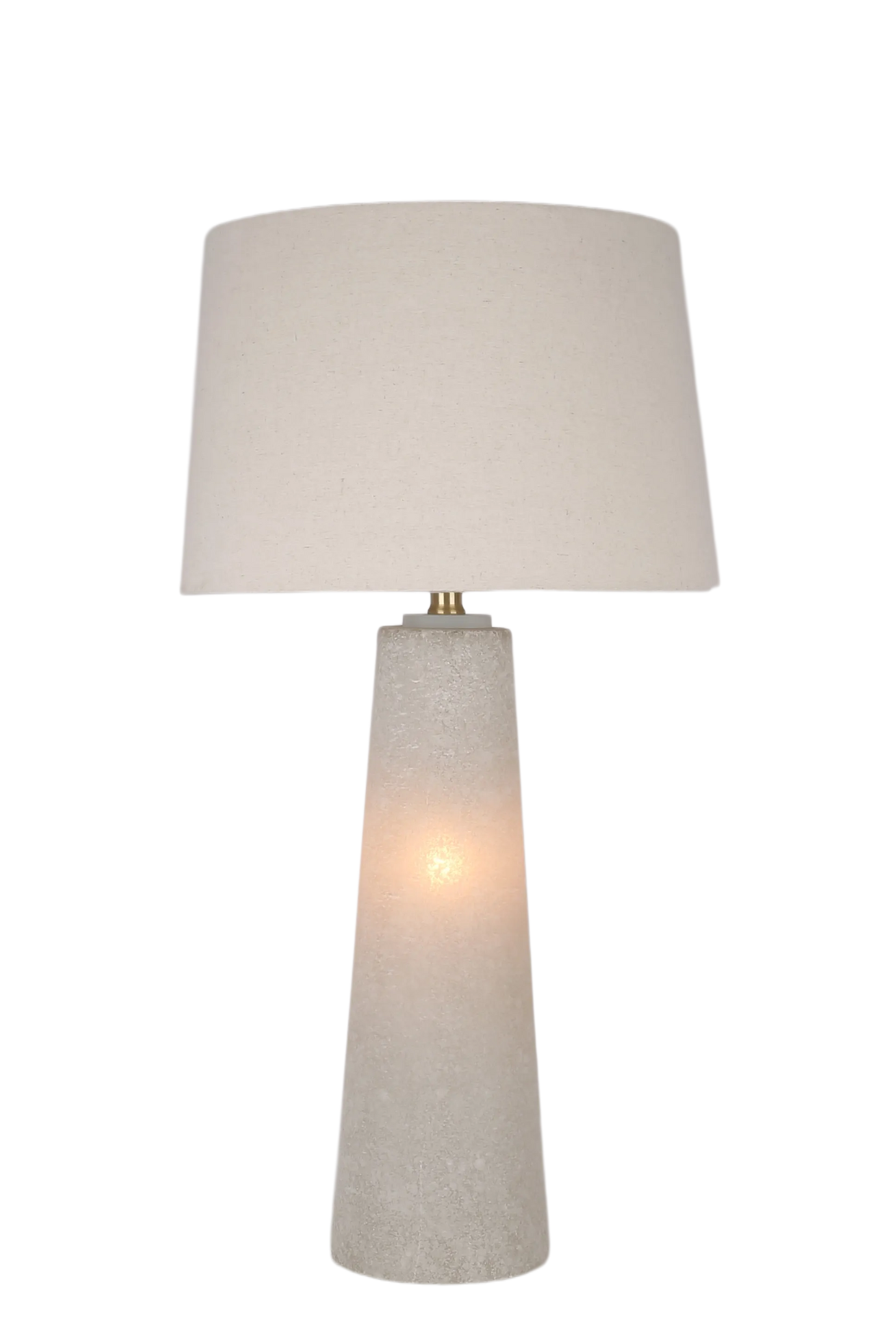 Mystic Frost Glass Table Lamp w/Night Light (Case Pack 2)