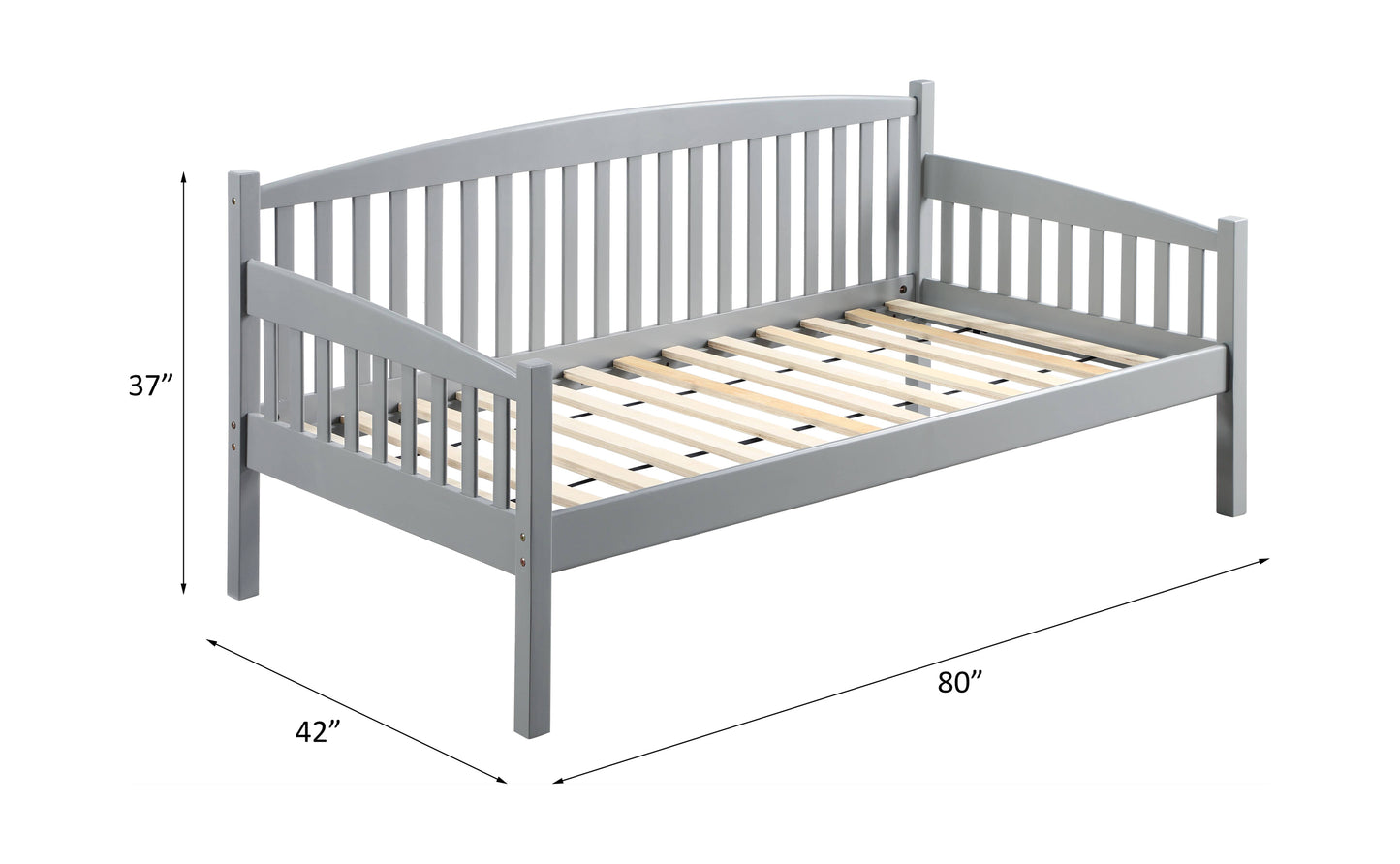 Caryn Teenager Solid Wood Daybed