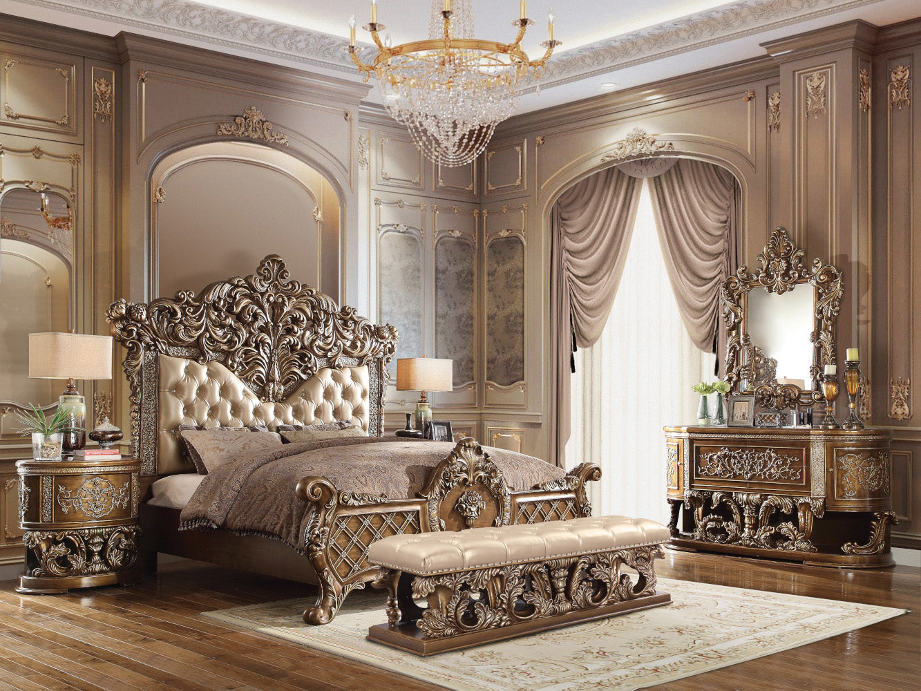 Espejo de pared arqueado Constantino