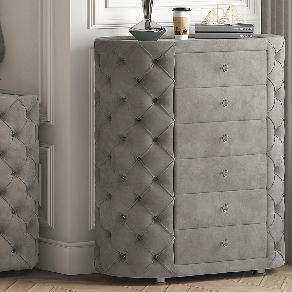 Perine 5 Drawers Chest  Canales Furniture