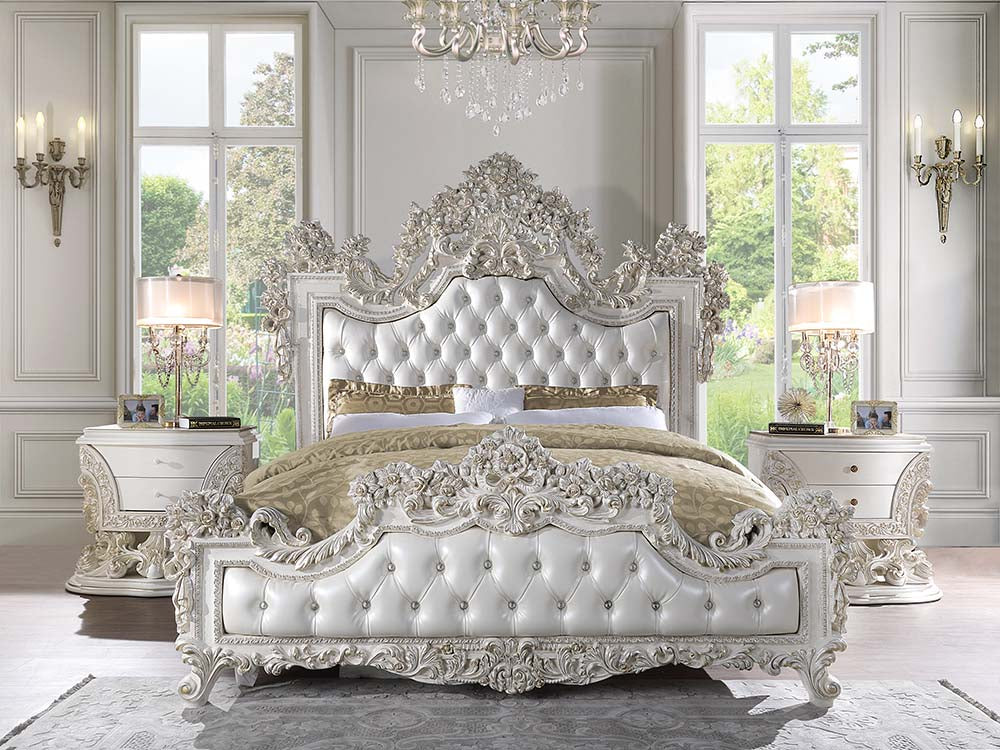 Cama King oriental tapizada Adara