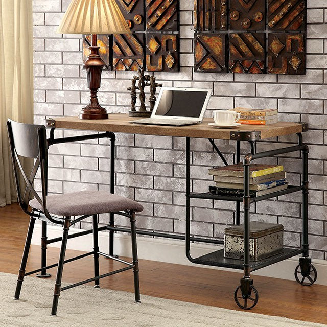 Olga Desk in Antique Black