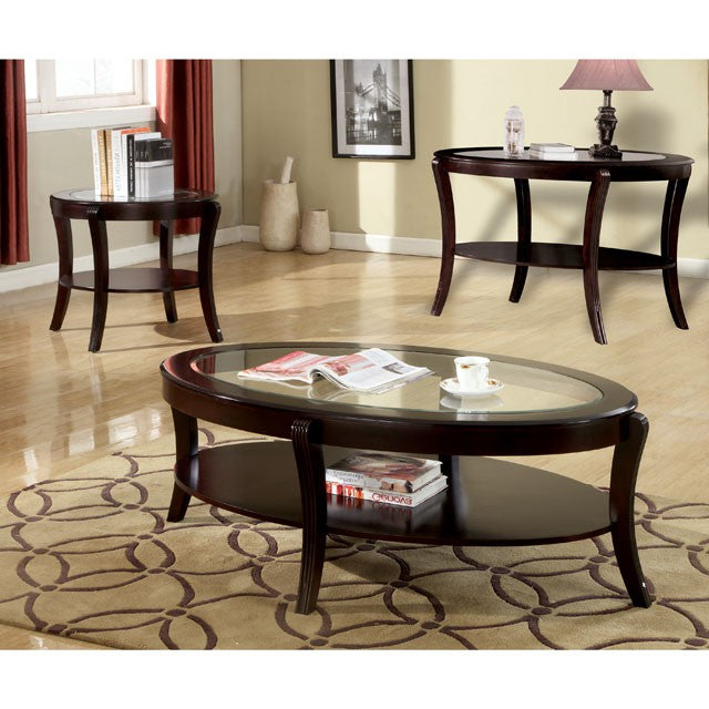 Finley End Table in Espresso