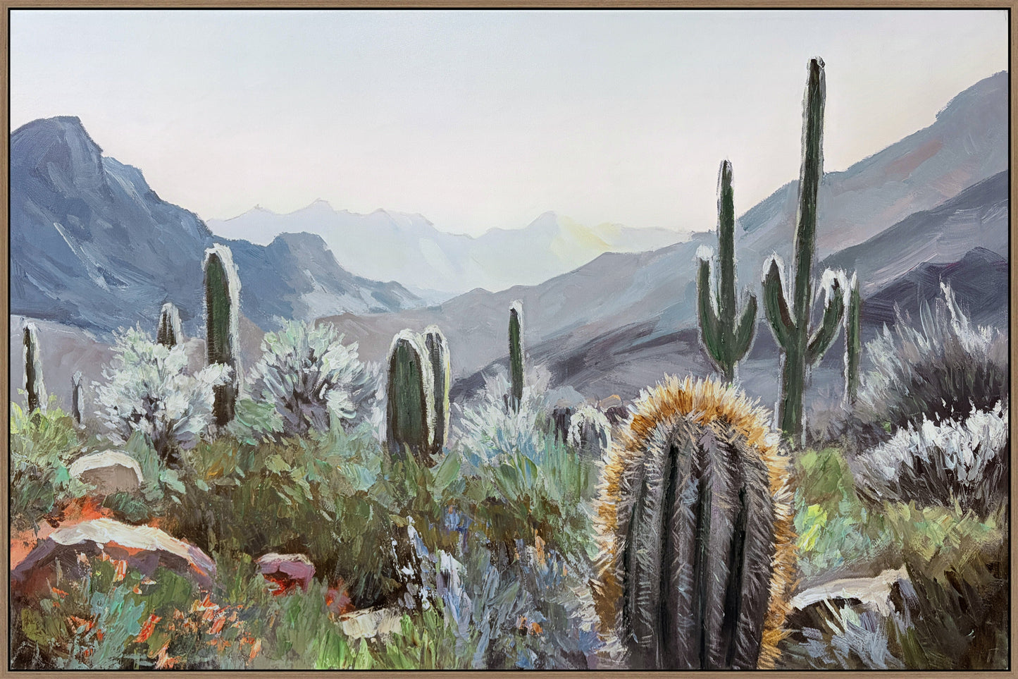 Sonoran Vista II Hand-Embellished Canvas in Frame