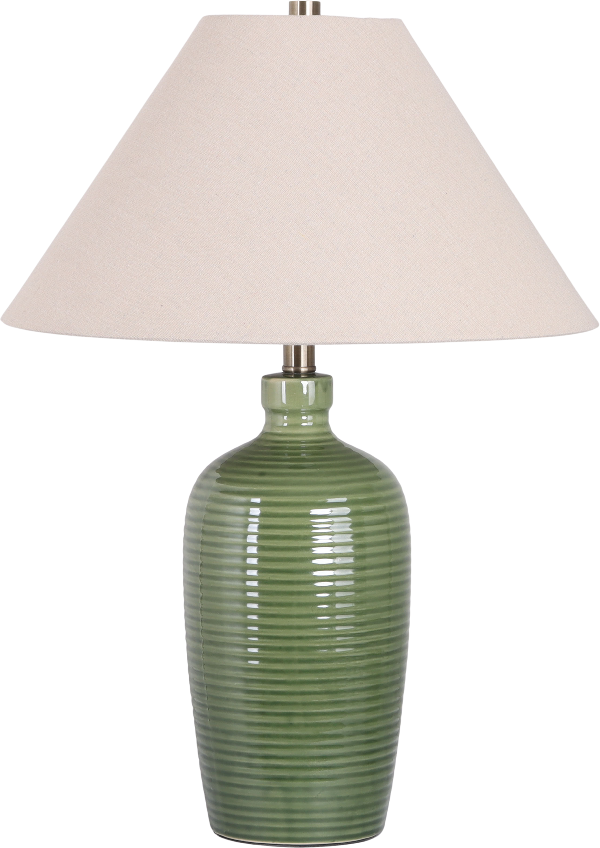 Verdant Elegance Ceramic Table Lamp (Case Pack 2)