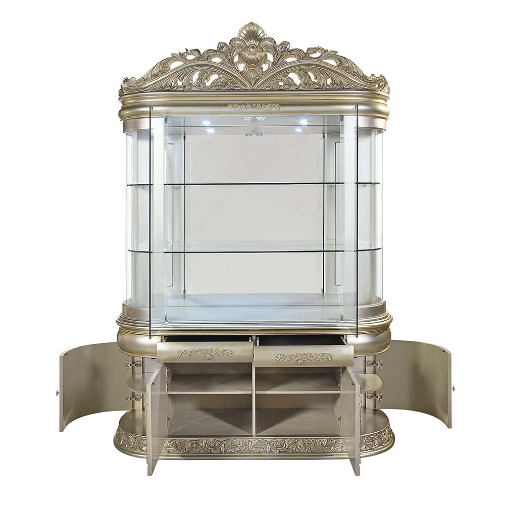 Sorina 6-Door Lighted Curio Cabinet