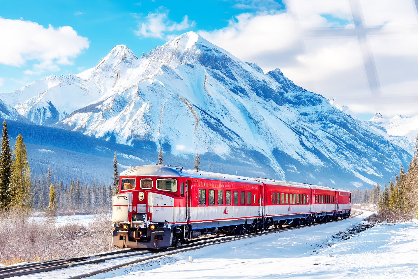 Winter Rail Passage Tempered Glass w/Foil