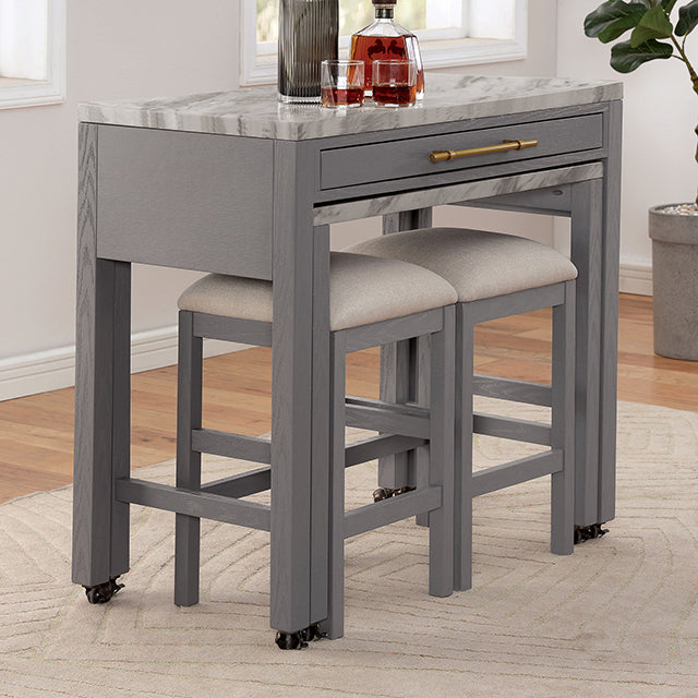 Whitehall 3 Pc Counter Ht Table Set