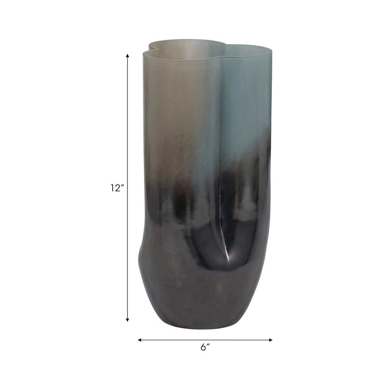 Hartonpark Blue Glass Vase 12" (in)
