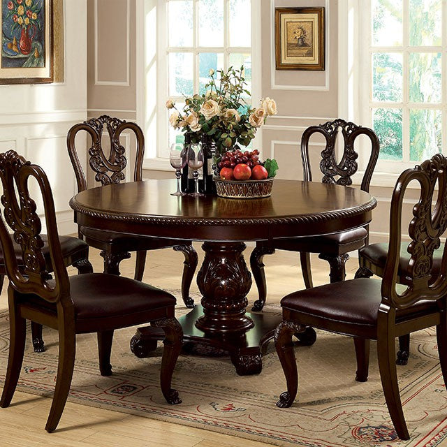 Bellagio 5 Pc Dining Table Set (Leatherette Chairs)
