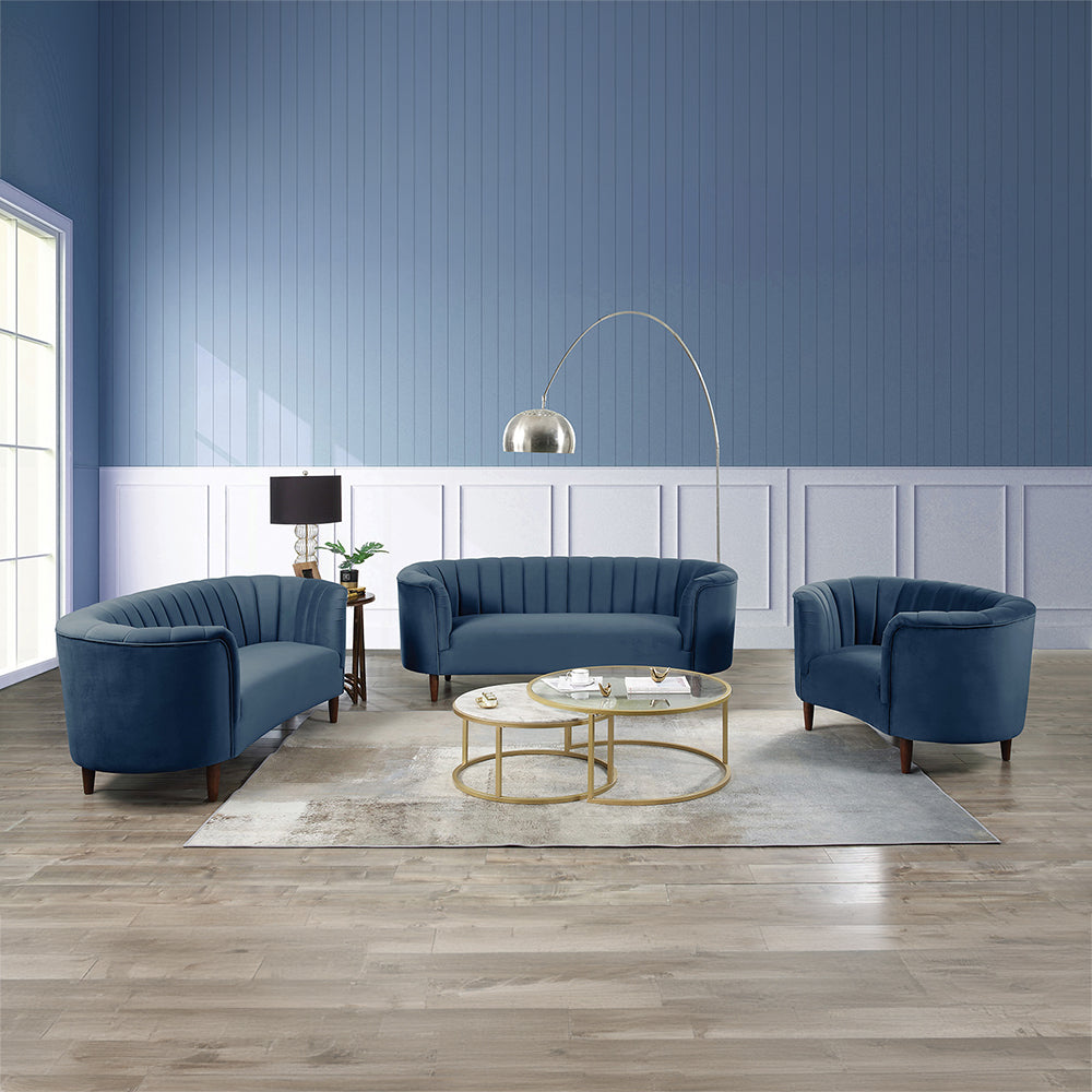 Millephri Chair - Blue Velvet