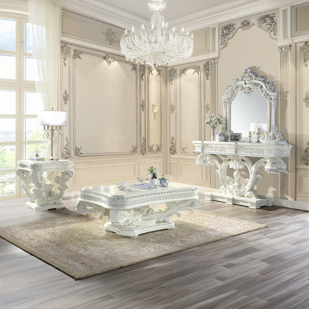 Vanaheim Arched Wall Mirror with Decorative Frame