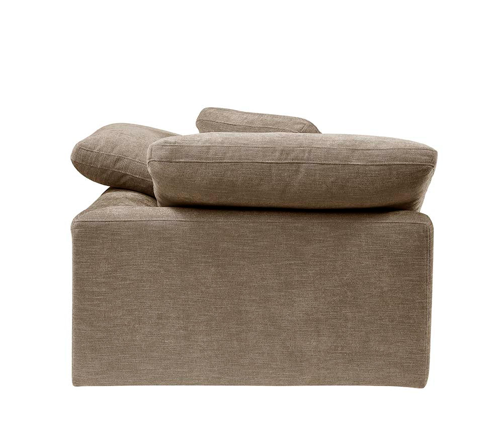Naveen - Modular de lino de 45" de ancho - Cuña con almohada