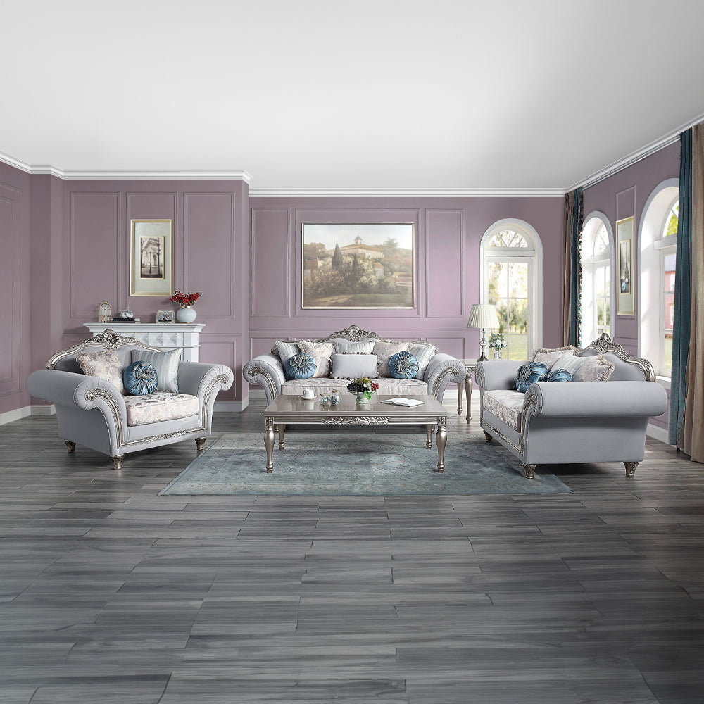 Phifina 46" Velvet Upholstered Accent Chair