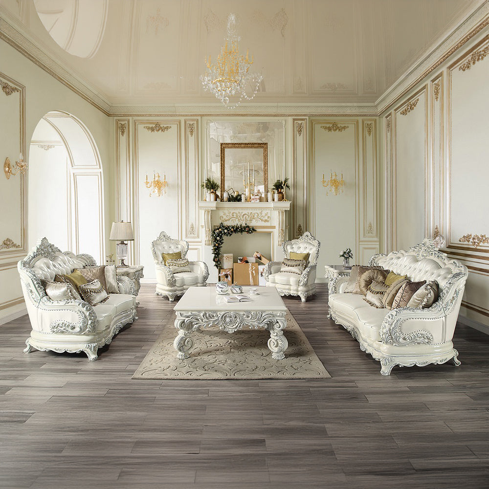 Adara 90"L Sofa with 7 Pillows