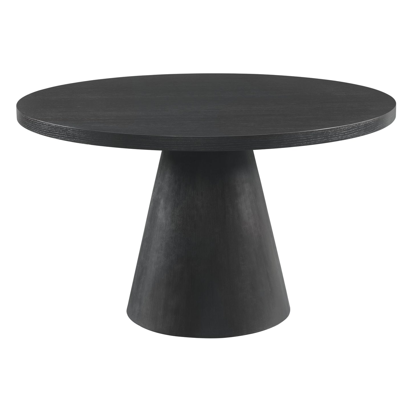 Portland Round Black Dining Table