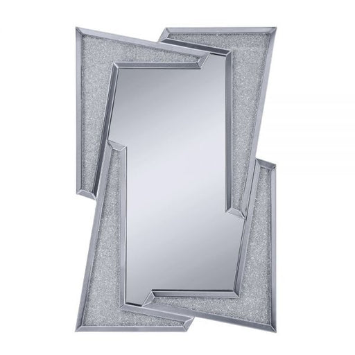Noralie Mirrored & Faux Diamonds Wall Decor - Canales Furniture
