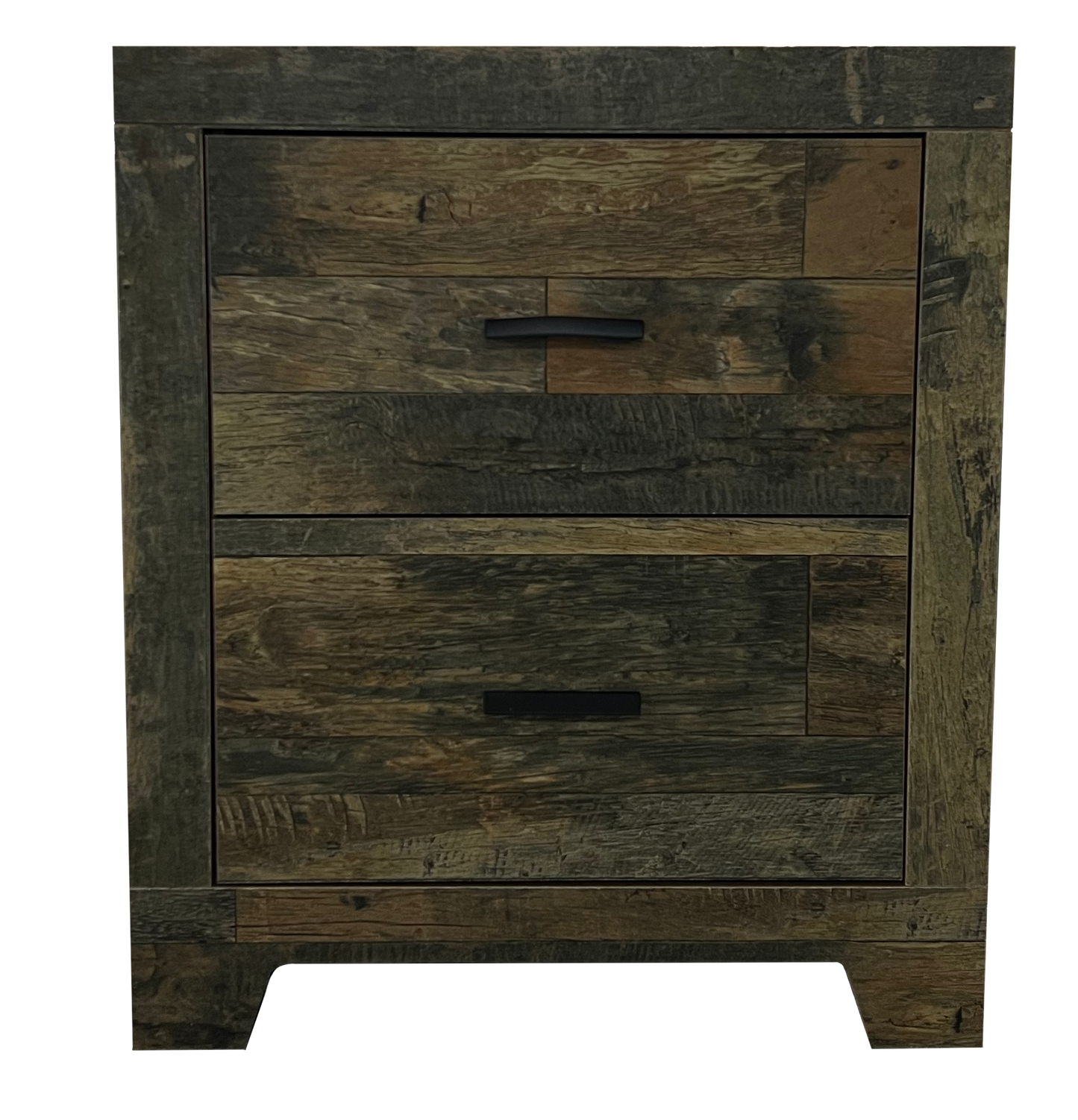 Michell Nogal Parquet Nightstand