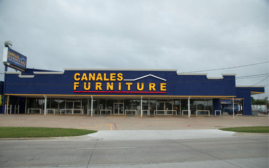 Canales Furniture Dallas Store Front on Harry Hines Blvs