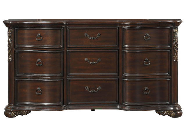 Royal Highlands Marble Top Cherry Dresser