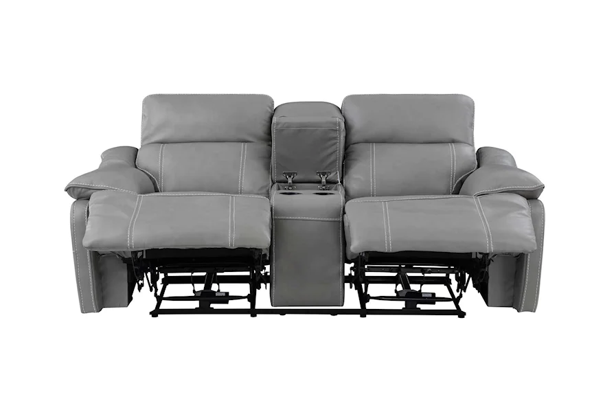 Loveseat reclinable eléctrico dual Alpine