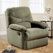 Sillón reclinable móvil Arcadia de 35" de ancho tapizado en microfibra