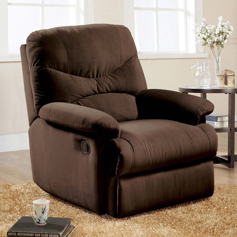 Sillón reclinable tapizado con movimiento Arcadia de 33" de ancho