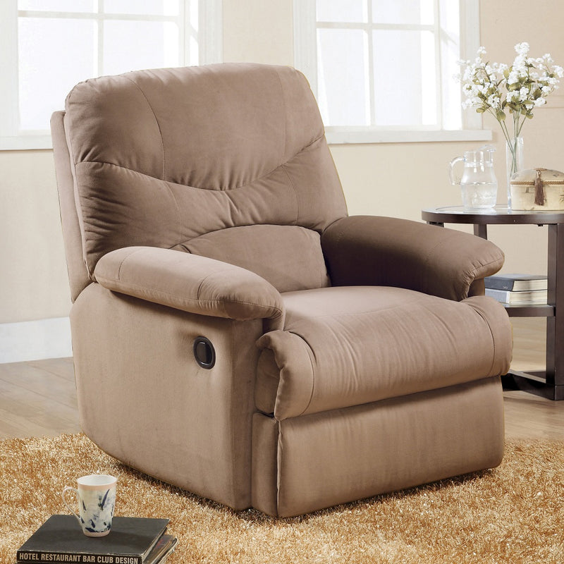Sillón reclinable móvil tapizado Arcadia de 35" de ancho