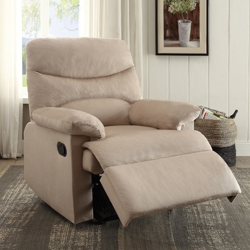 Sillón reclinable móvil Arcadia de 35" de ancho tapizado en tela