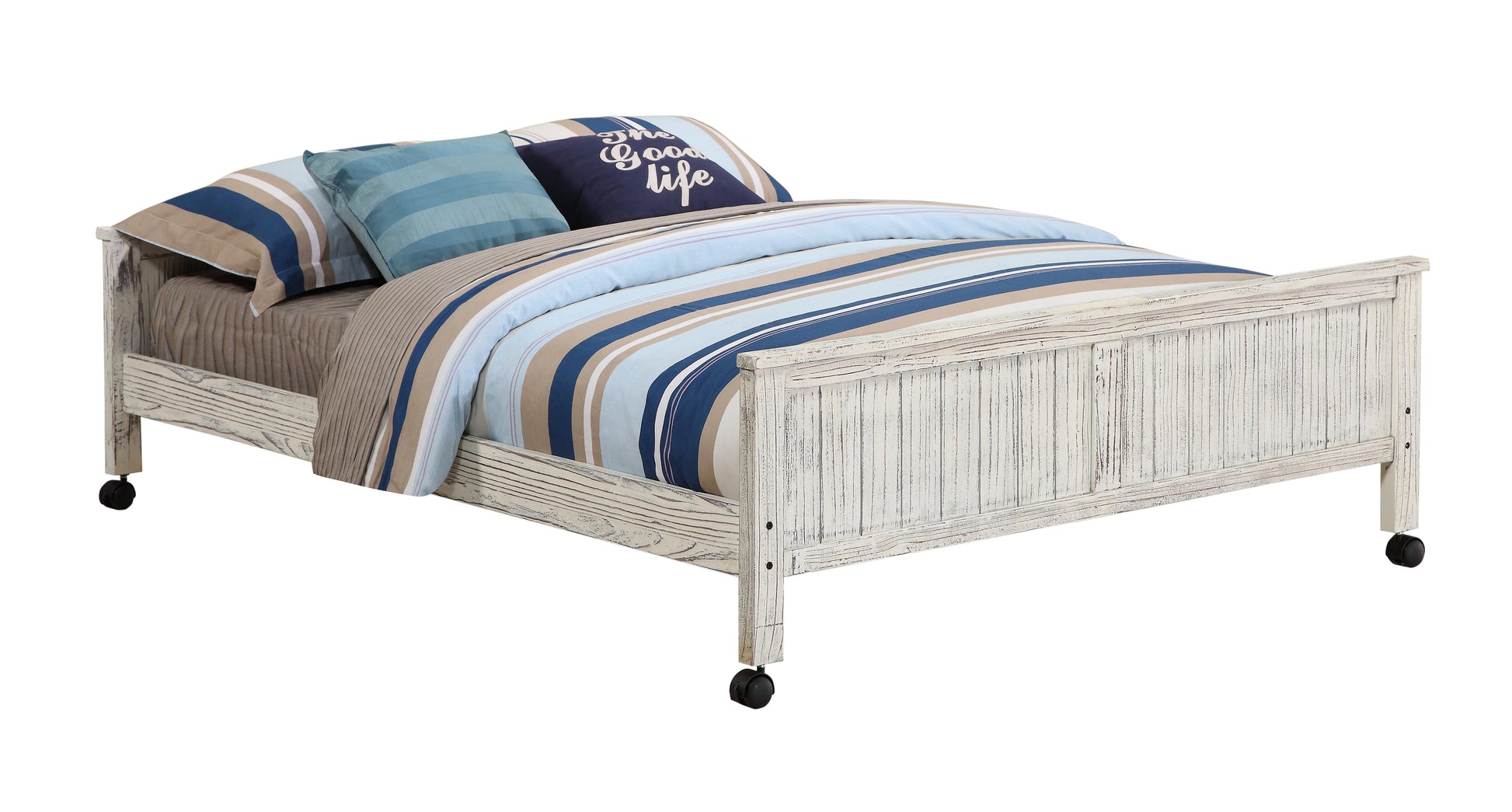 Clubhouse Rustic Caster Bed