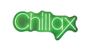 ''Chillax'' Neon Typography