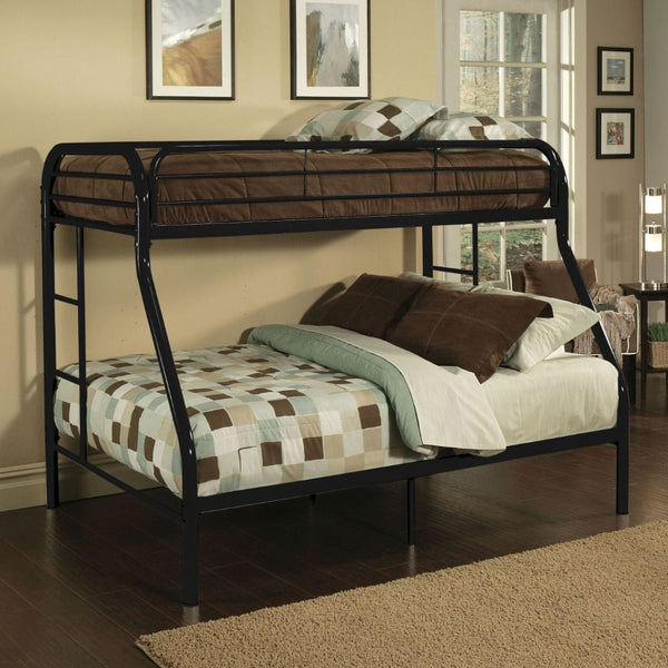 Tritan Twin XL/Queen Bunk Bed - Black