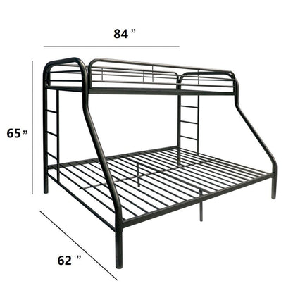 Tritan Twin XL/Queen Bunk Bed - Black
