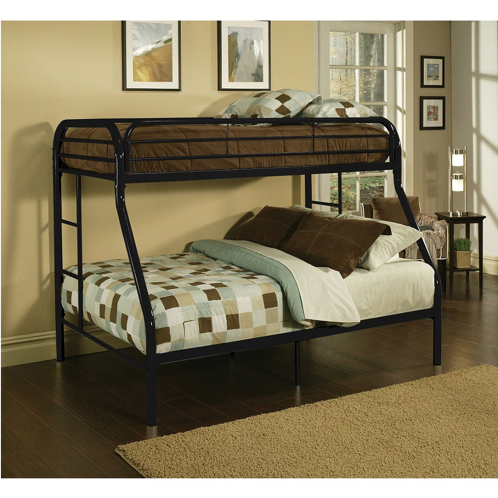 Tritan Twin/Full Bunk Bed - Black
