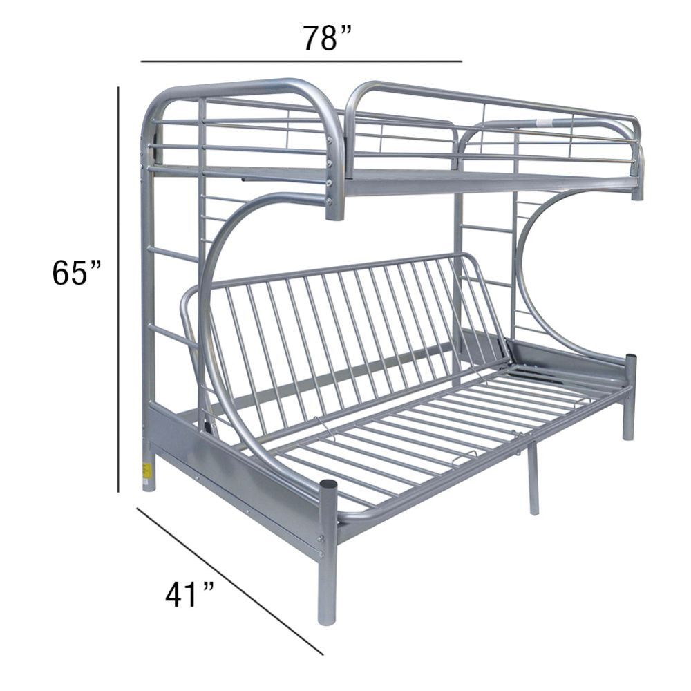 Eclipse Teenager Metal Futon Bunk Bed (T/F)