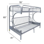 Eclipse Teenager Metal Futon Bunk Bed (T/F)