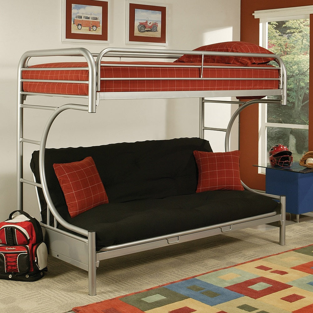 Eclipse Teenager Metal Futon Bunk Bed (T/F)