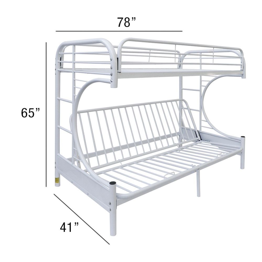 Eclipse Teenager Metal Futon Bunk Bed (T/F)