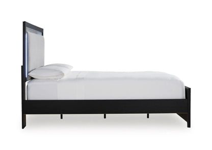 Raechalla Full Upholstered Panel Bed