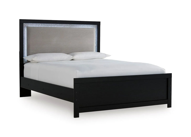 Raechalla Full Upholstered Panel Bed