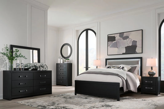 Raechalla Full Upholstered Panel Bed