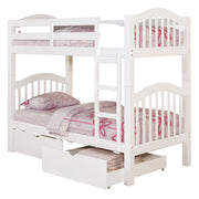 Heartland Twin/Twin Bunk Bed - White