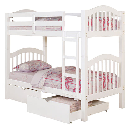 Heartland Twin/Twin Bunk Bed - White