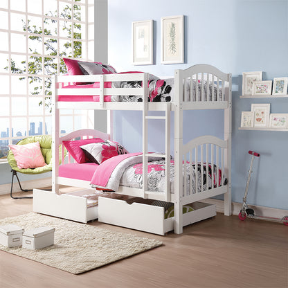 Heartland Twin/Twin Bunk Bed - White