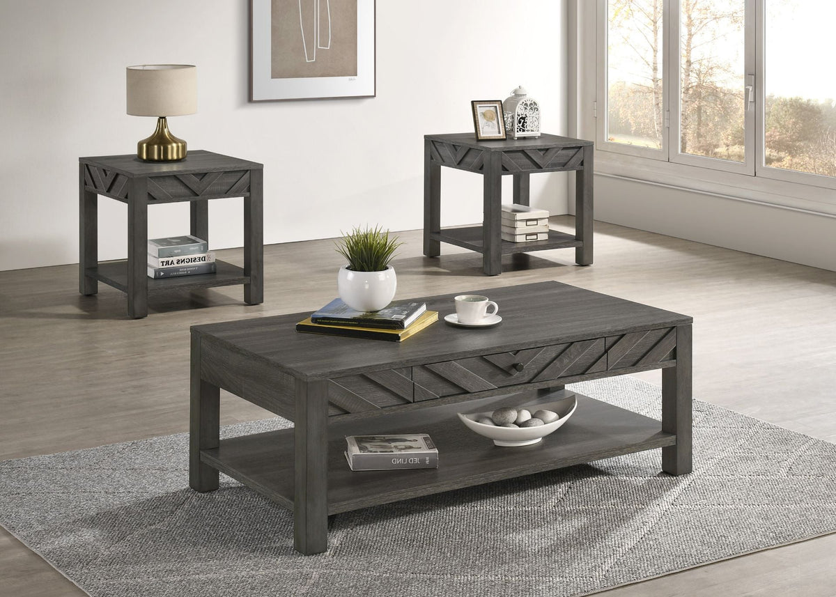 Valor 3PC Cocktail Table Set