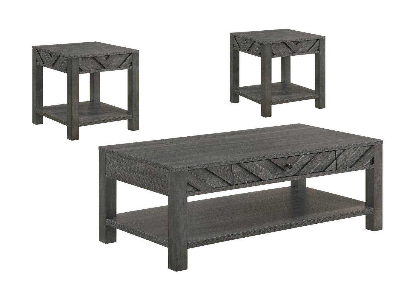 Valor 3PC Cocktail Table Set