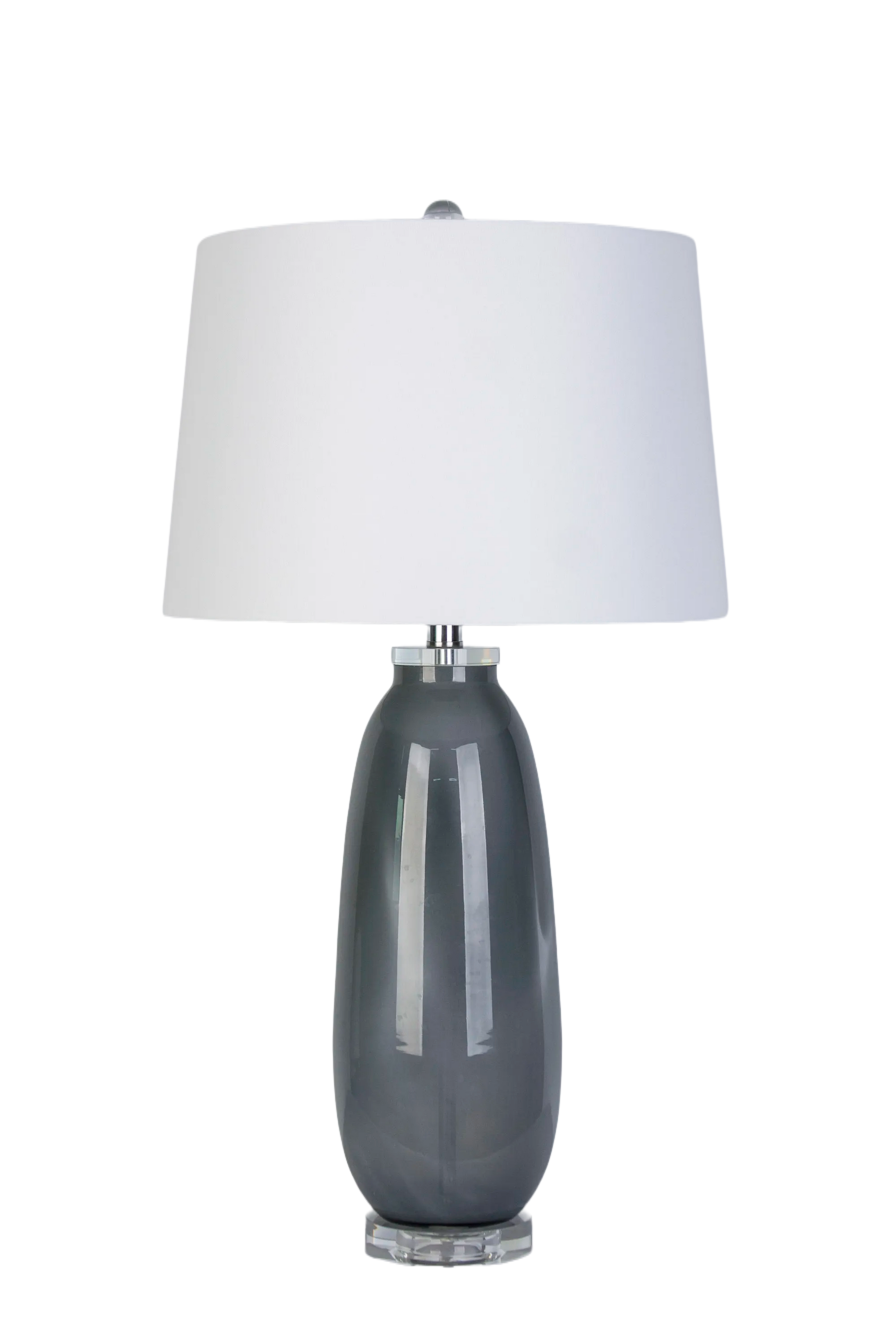 Crystal Breeze Art Glass & Crystal Table Lamp (Case Pack 2)