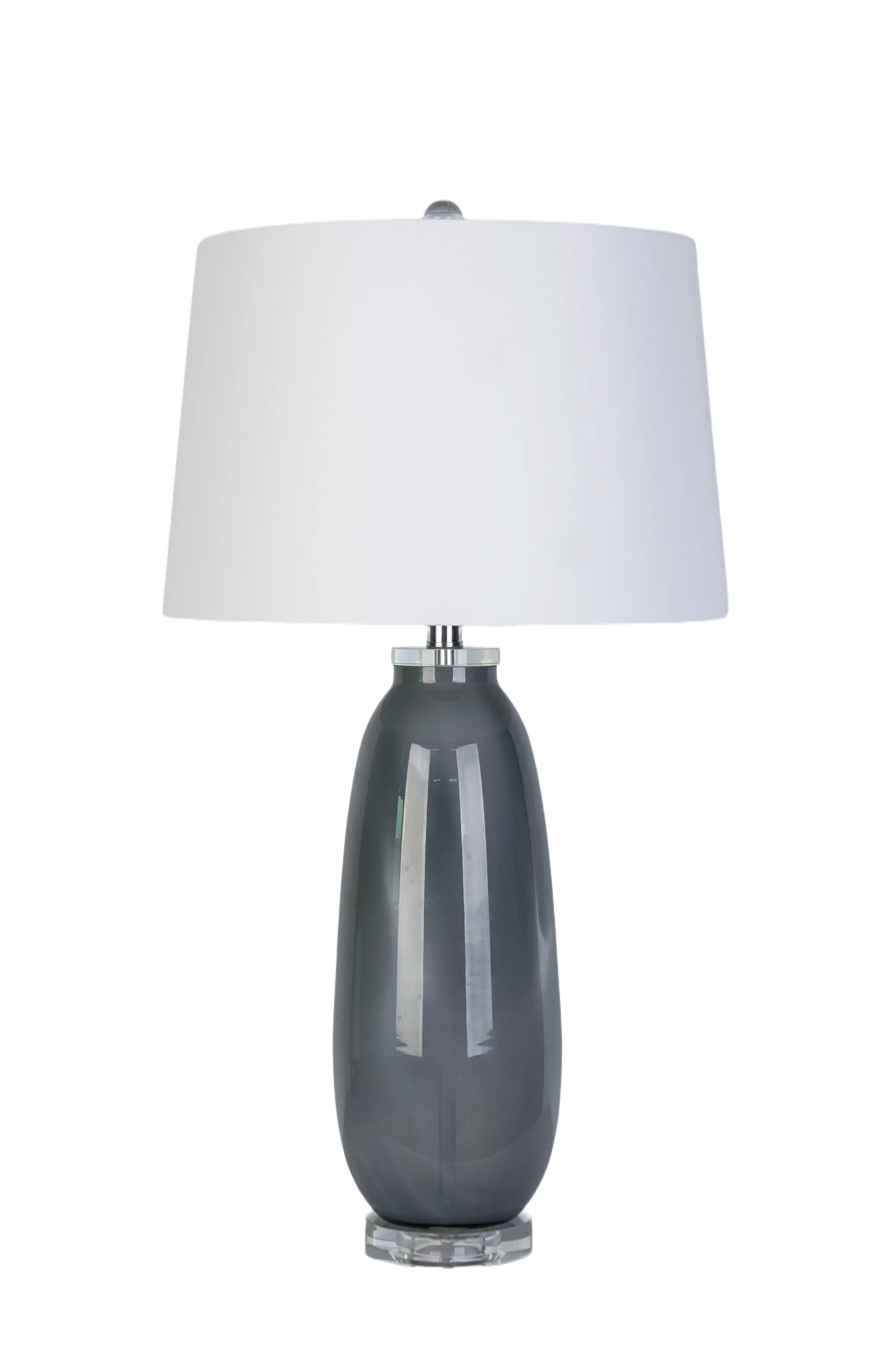 Crystal Breeze Art Glass & Crystal Table Lamp (Case Pack 2)