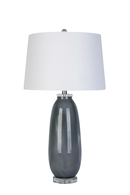 Crystal Breeze Art Glass & Crystal Table Lamp (Case Pack 2)